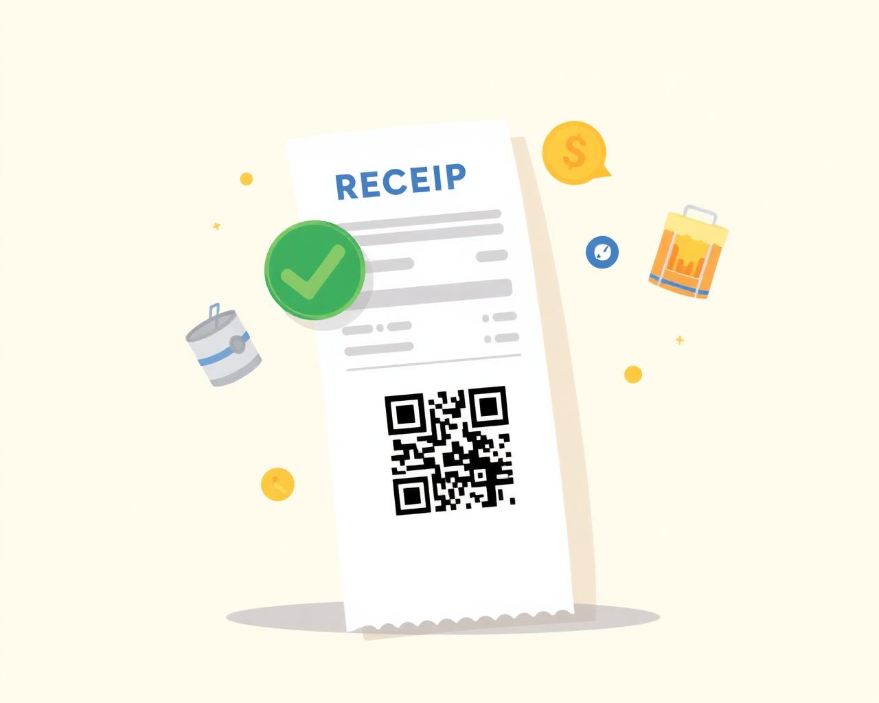 Every order ends with an acknowledgement receipt